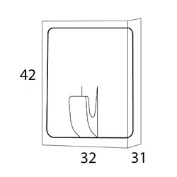Tiger / Tiger Rectangle haak medium 2