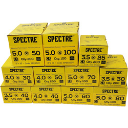 Spectre / Spectre universeelschroeven pakket platkop 8
