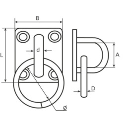 DX / DX aanlegring RVS 2