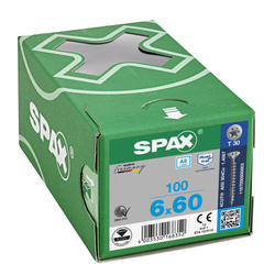 Spax / Spax universele schroeven T-STAR plus platkop voldraad RVS 3