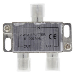 Q-link / Coax F-splitter 2 weg 6
