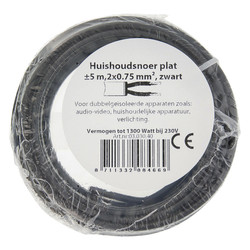 Huishoudsnoer plat H03VVH2-F 5