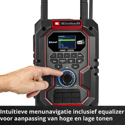 Einhell / Einhell TE-CR 18 Li DAB+/FM/BT Solo accu bouwradio (body) 7