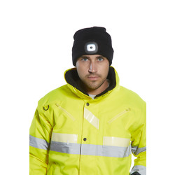 Portwest / Portwest muts met usb oplaadbare LED lamp 2