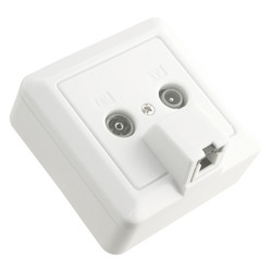 Q-link / Coax contactdoos 2