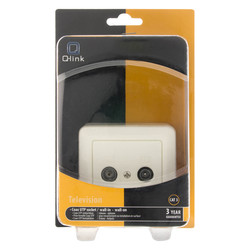 Q-link / Coax contactdoos 6