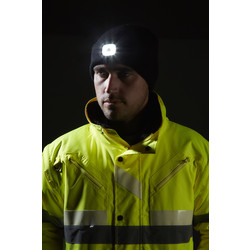 Portwest / Portwest muts met usb oplaadbare LED lamp 5