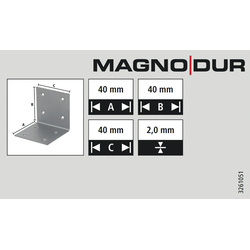 Magnodur / Magnodur versterkingshoek 2