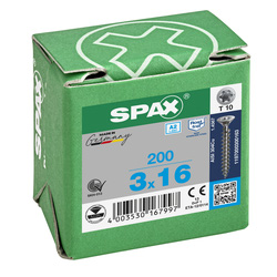 Spax / Spax universele schroeven T-STAR plus platkop voldraad RVS 3