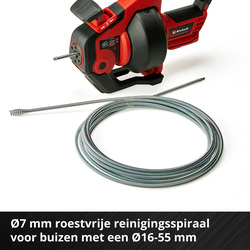 Einhell / Einhell TE-DA 18/760 Li Solo accu automatische rioolontstopper (body) 4