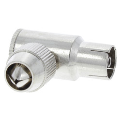 Q-link / Coax stekker haaks 3