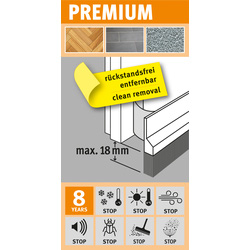 Fix-o-moll / Fix-o-moll tochtstrip deur premium zelfklevend borstel 4
