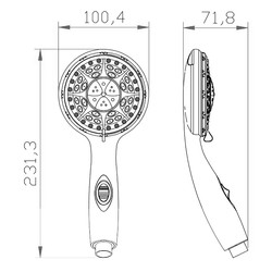 Schütte / Schütte Aqua2Save douchekop waterbesparend 2