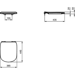Ideal Standard zitting met deksel 6