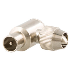 Q-link / Coax stekker haaks 3