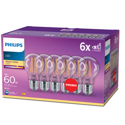 Philips / Philips LED lamp transparant E27 3