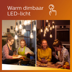 Philips / Philips LED lamp transparant E27 4