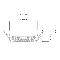 EcoDim / Eco-Dim LED inbouwspot kantelbaar 5