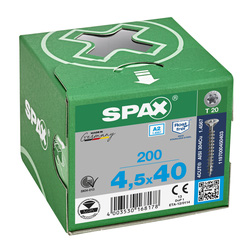 Spax / Spax universele schroeven T-STAR plus platkop voldraad RVS 3