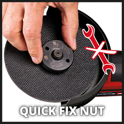 Einhell / Einhell TP-AG 18/125 CE Li Q Solo accu haakse slijper (body) 5