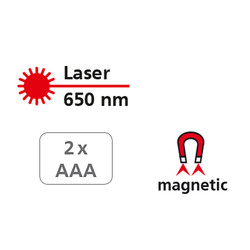 Laserliner / Laserliner HandyLaser Plus waterpas incl. 90° winkeloptiek magnetisch 7