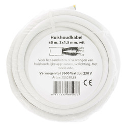 Huishoudsnoer H05VV-F 5