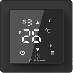Dynamic Way / Dynamic Way elektrische vloerverwarmingsmat incl. WIFI thermostaat zwart 2