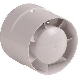 100mm In-Line badkamer ventilator set 2