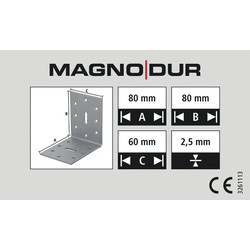 Magnodur / Magnodur versterkingshoek sleufgat 2