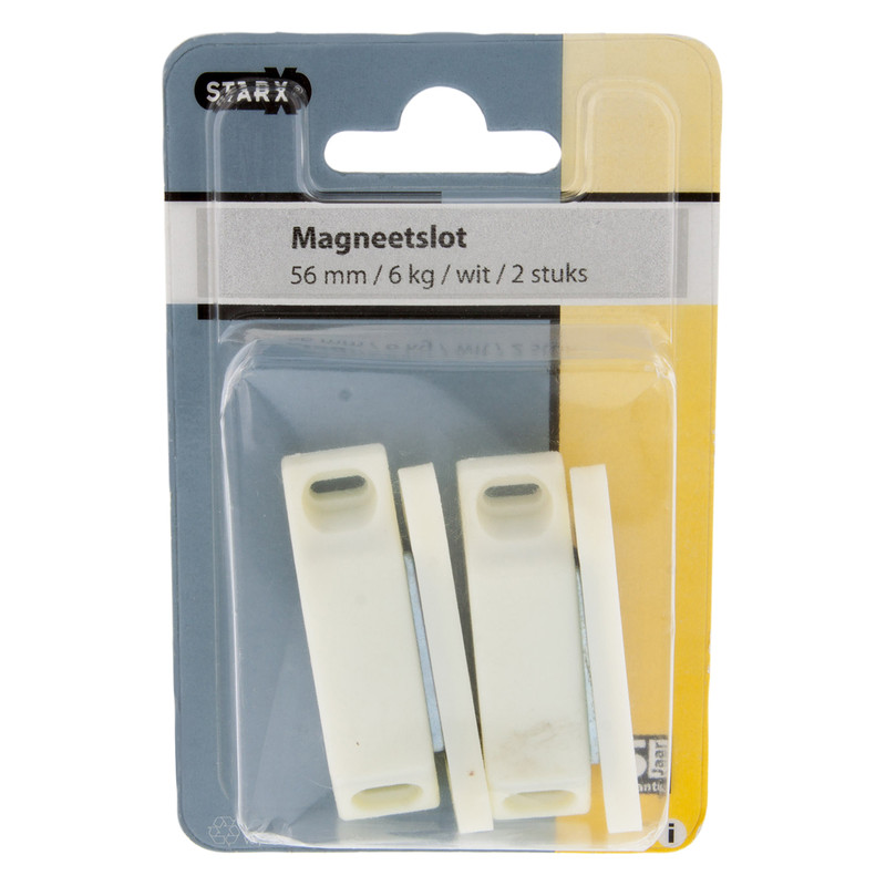 Magneetsluiting wit