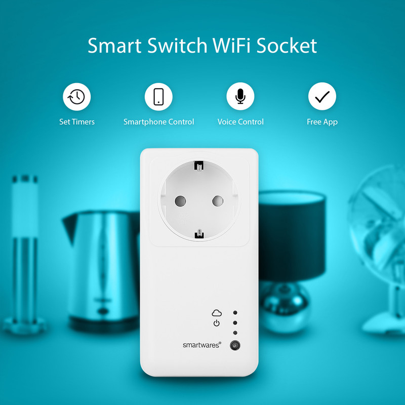 Smartwares / Smartwares Basic stekkerdoos schakelaarset