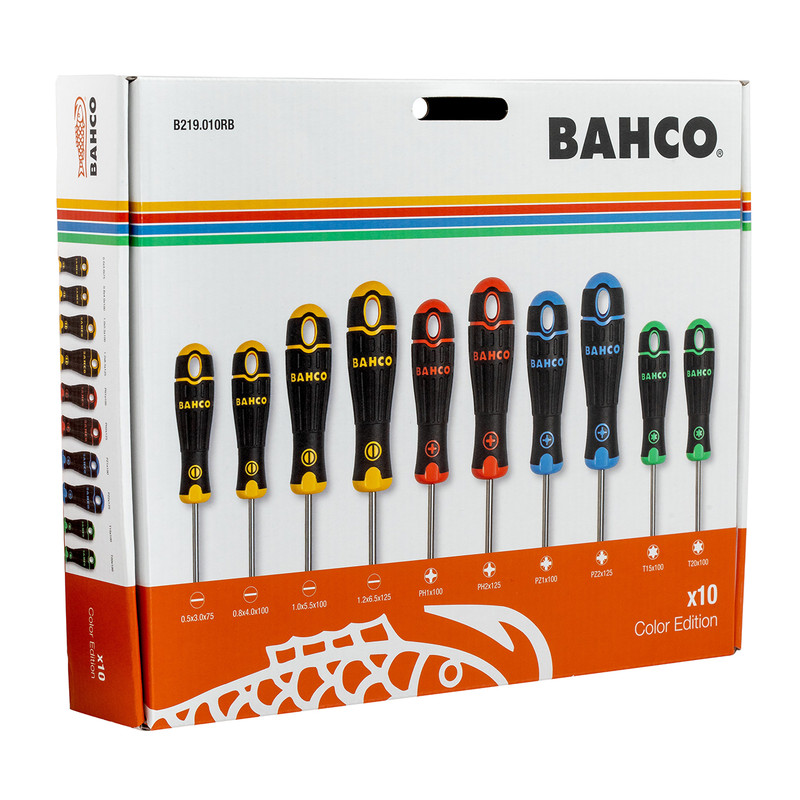 Bahco / Bahco schroevendraaierset 10-delig