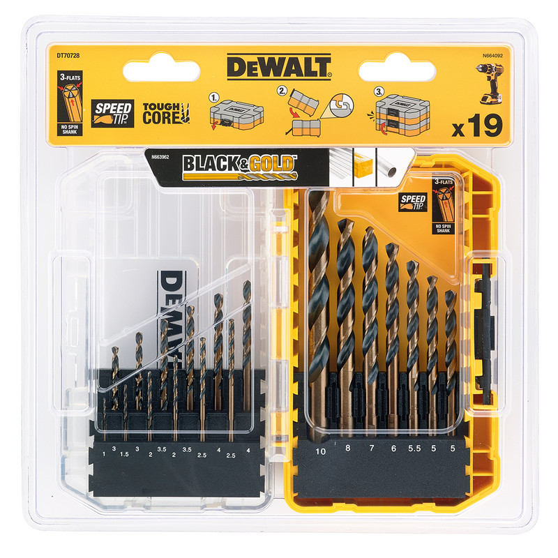 DeWALT / DeWALT DT70728-QZ metaalborenset in Tough Case