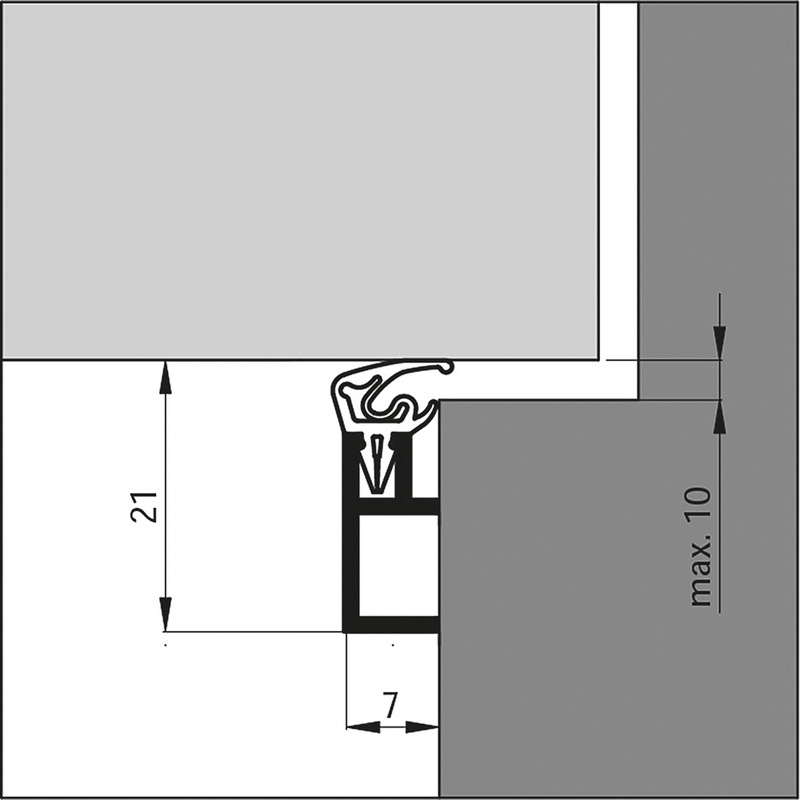 Ellen / Ellen opbouwprofiel aluminium