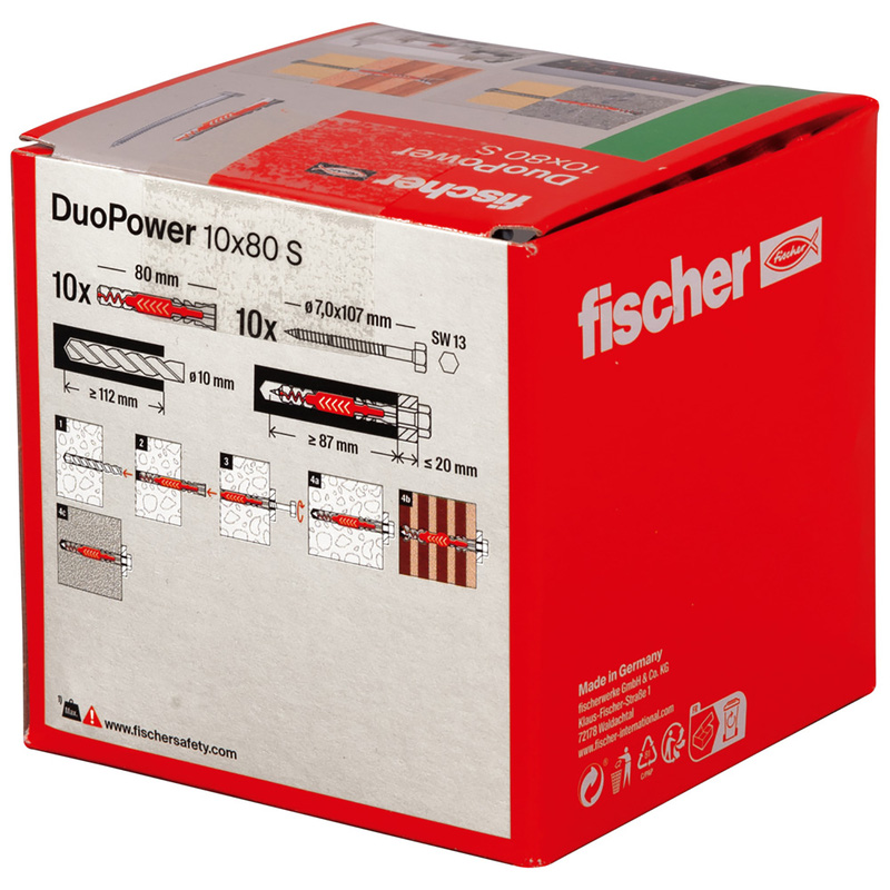 Fischer / Fischer Duopower pluggen + schroef