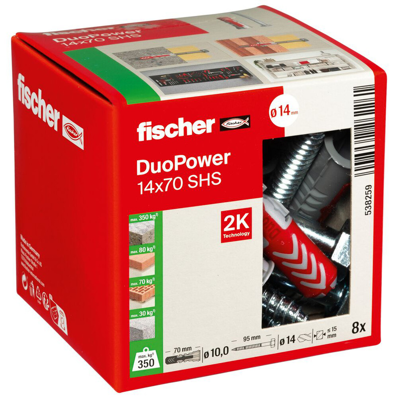 Fischer / Fischer Duopower pluggen + schroef