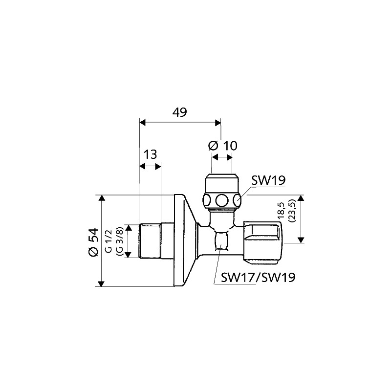 Schell / Schell Comfort hoekregelkraan