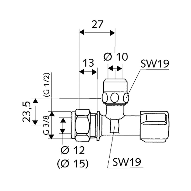Schell / Schell Comfort hoekregelkraan