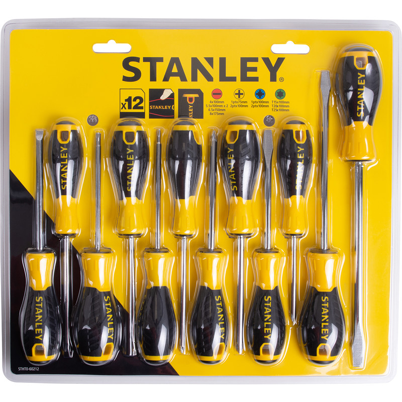 Stanley / Stanley schroevendraaierset 12-delig