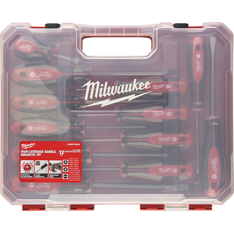 Milwaukee / Milwaukee Tri-lobe schroevendraaierset 12-delig