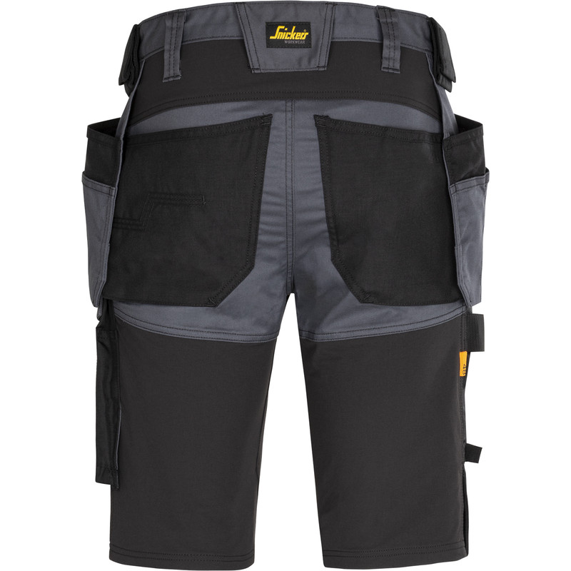 Snickers Workwear / Snickers AllroundWork stretch werkshort met holsterzakken slim fit 6141