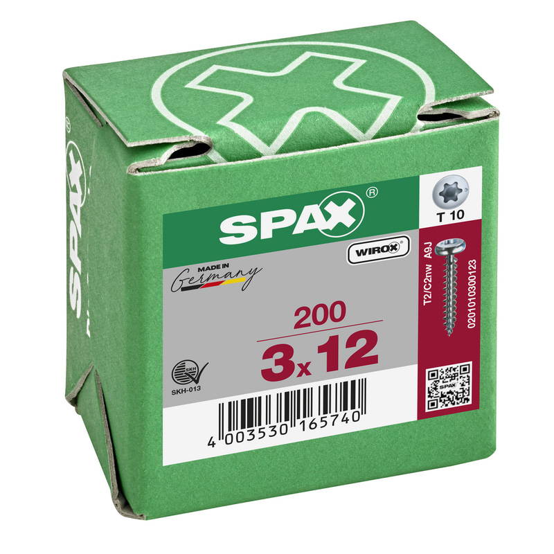 Spax / Spax universele schroeven bolkop voldraad
