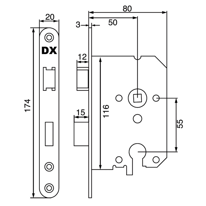 DX / DX cilinderslot