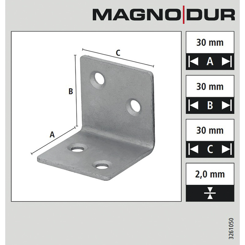 Magnodur / Magnodur versterkingshoek