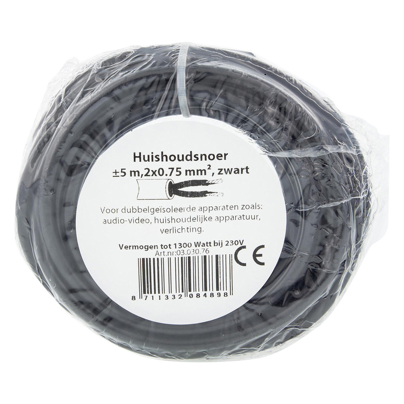 Huishoudsnoer rond H03VV-F