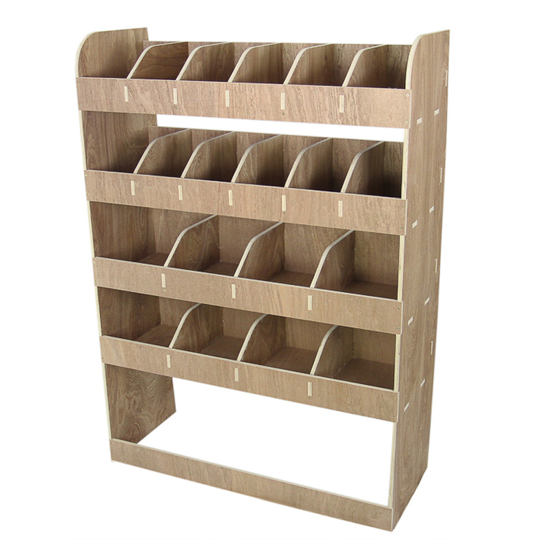 MonsterShop / Bedrijfswageninrichting hout met vakken