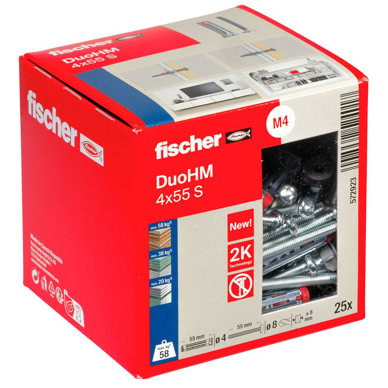 Fischer / Fischer DuoHM S PH TX hollewandpluggen