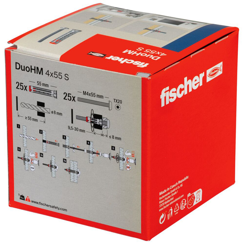 Fischer / Fischer DuoHM S PH TX hollewandpluggen