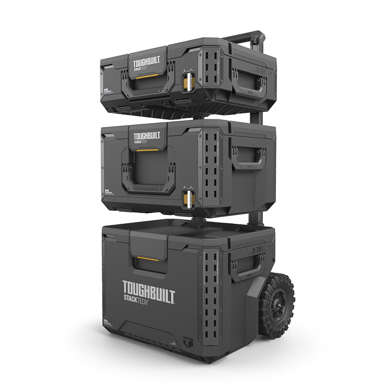 TOUGHBUILT / Toughbuilt Stacktech 3-delige kofferset - starterskit