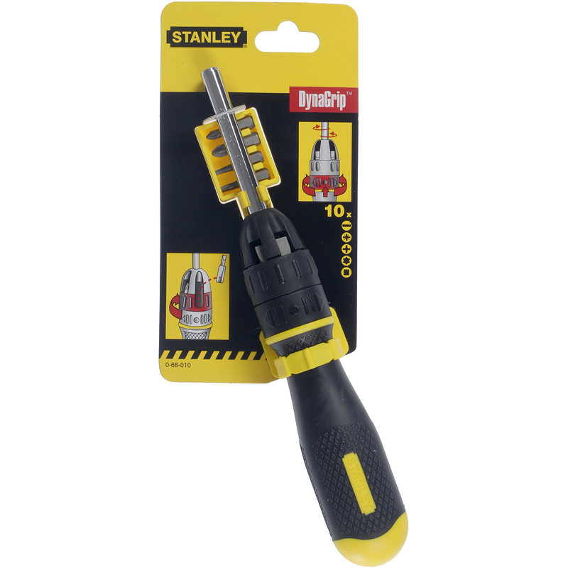 Stanley / Stanley ratelschroevendraaier met bits 11-delig